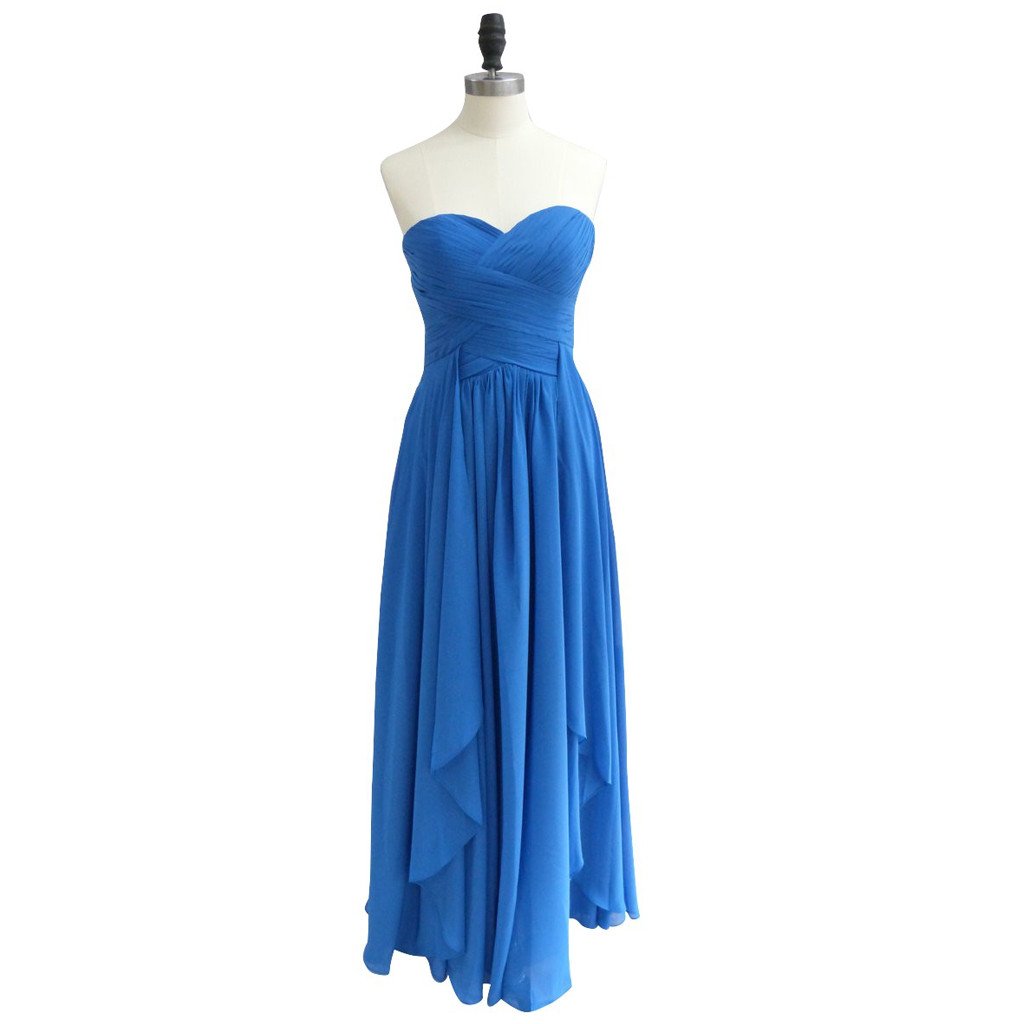 Long Bridesmaid Dress, Chiffon Bridesmaid Dress, Sweet Heart Bridesmaid Dress, Dress for Wedding, Simple Design Bridesmaid Dress, Off-Shoulder Bridesmaid Dress, LB0249