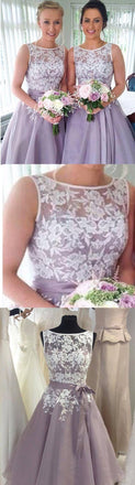 Most Popular Junior Pretty Organza Bateau Off Shoulder Lace Short Bridesmaid Dresses, WG31